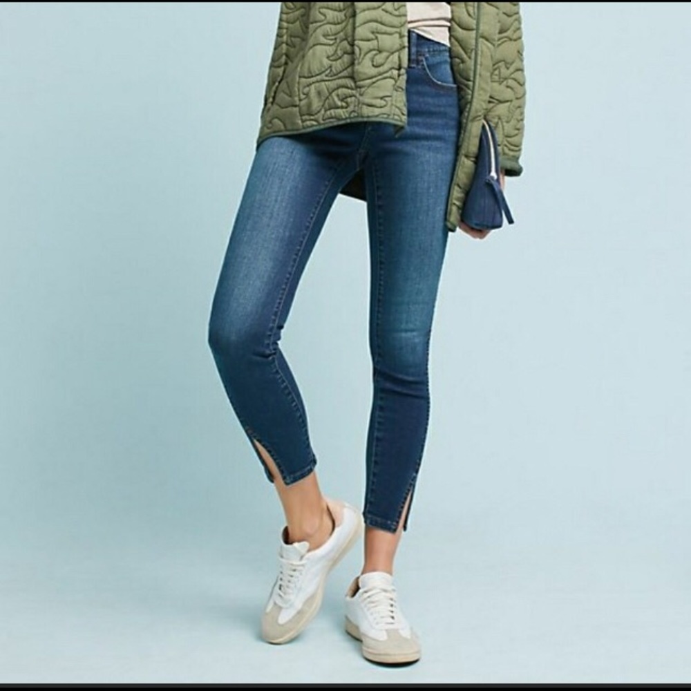 ANTHROPOLOGIE PILCRO MID RISE SKINNY JEANS 30 - Picture 5 of 7